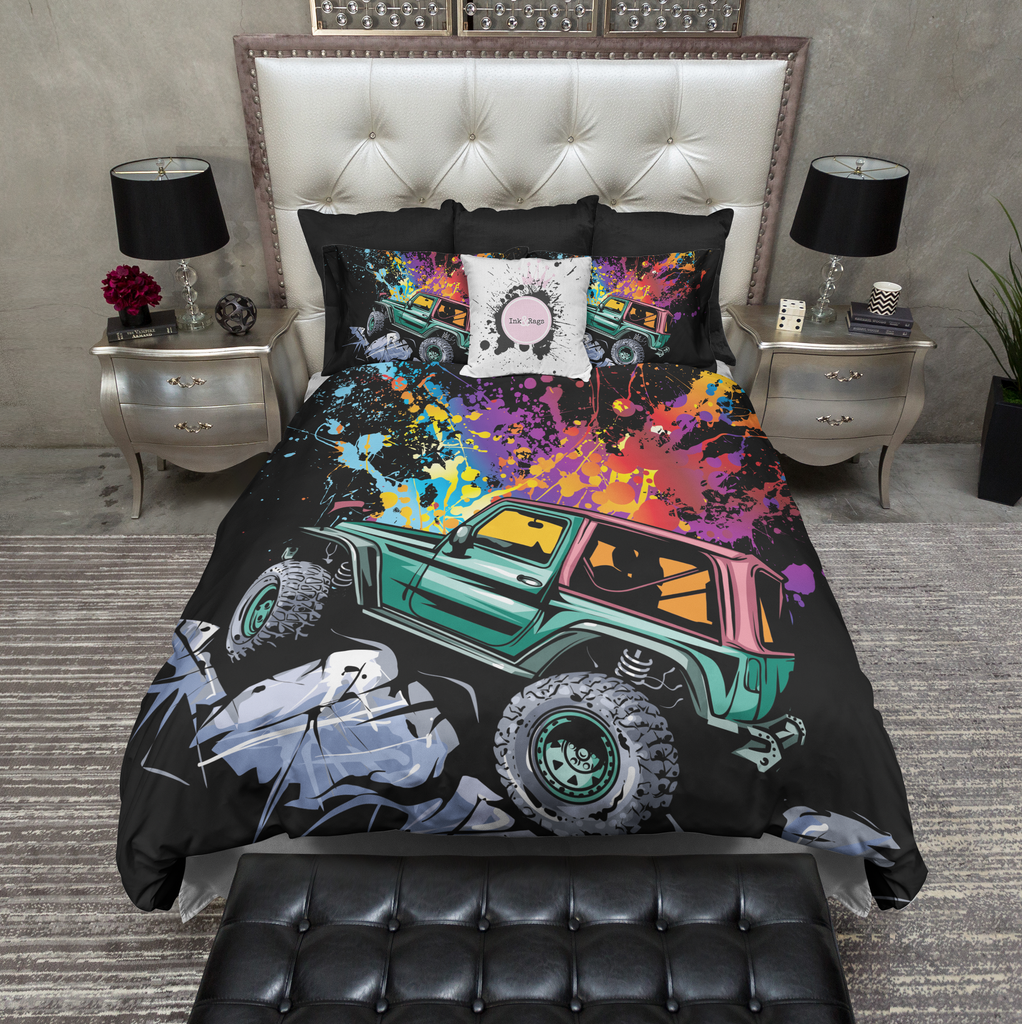 Neon Jeep Bedding Collection