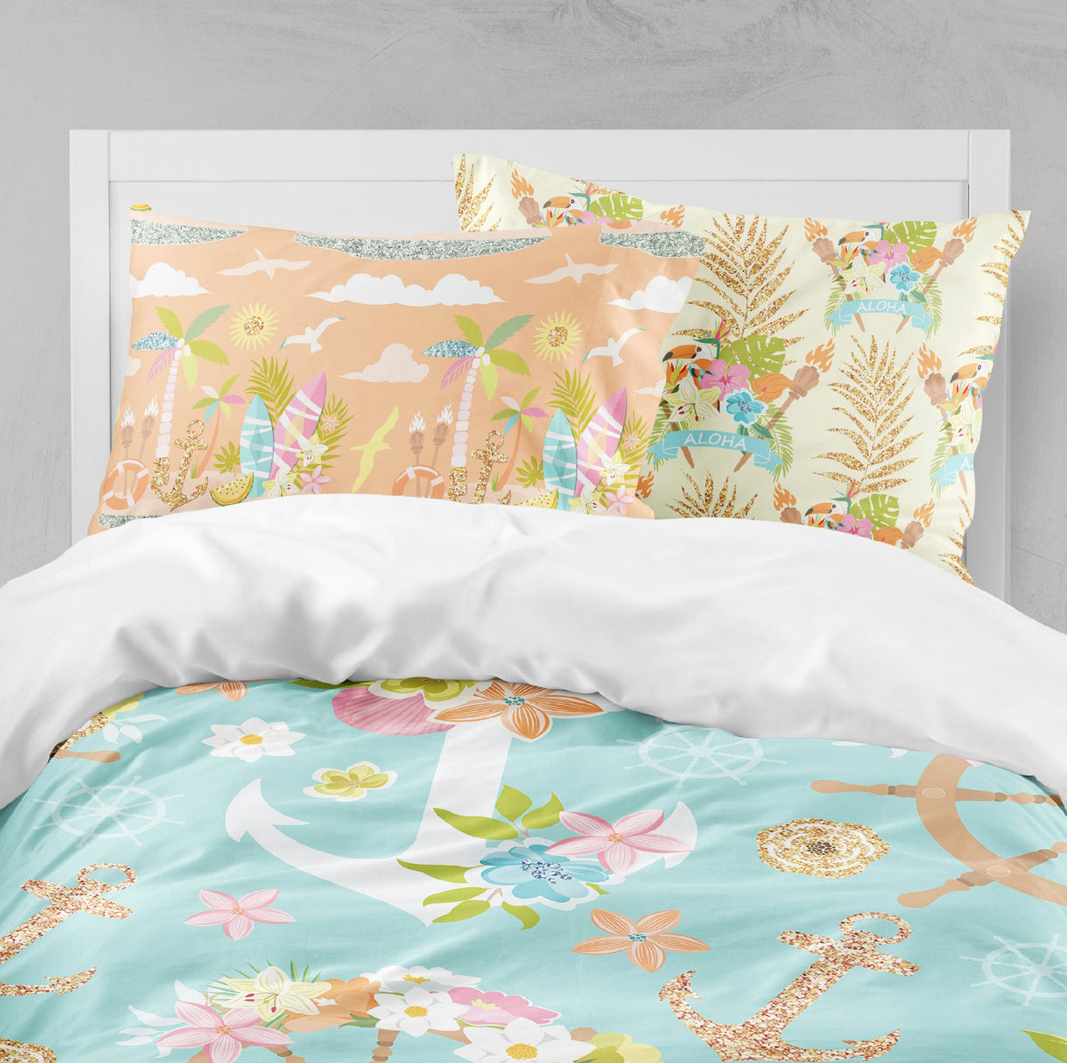 Hawaiian crib bedding hotsell