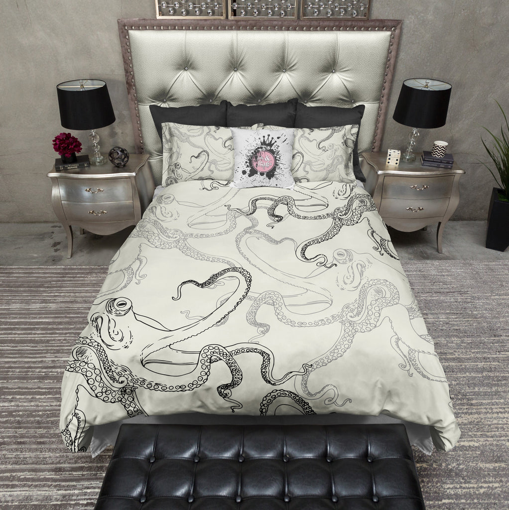 Cream Octopus CREAM Bedding Collection