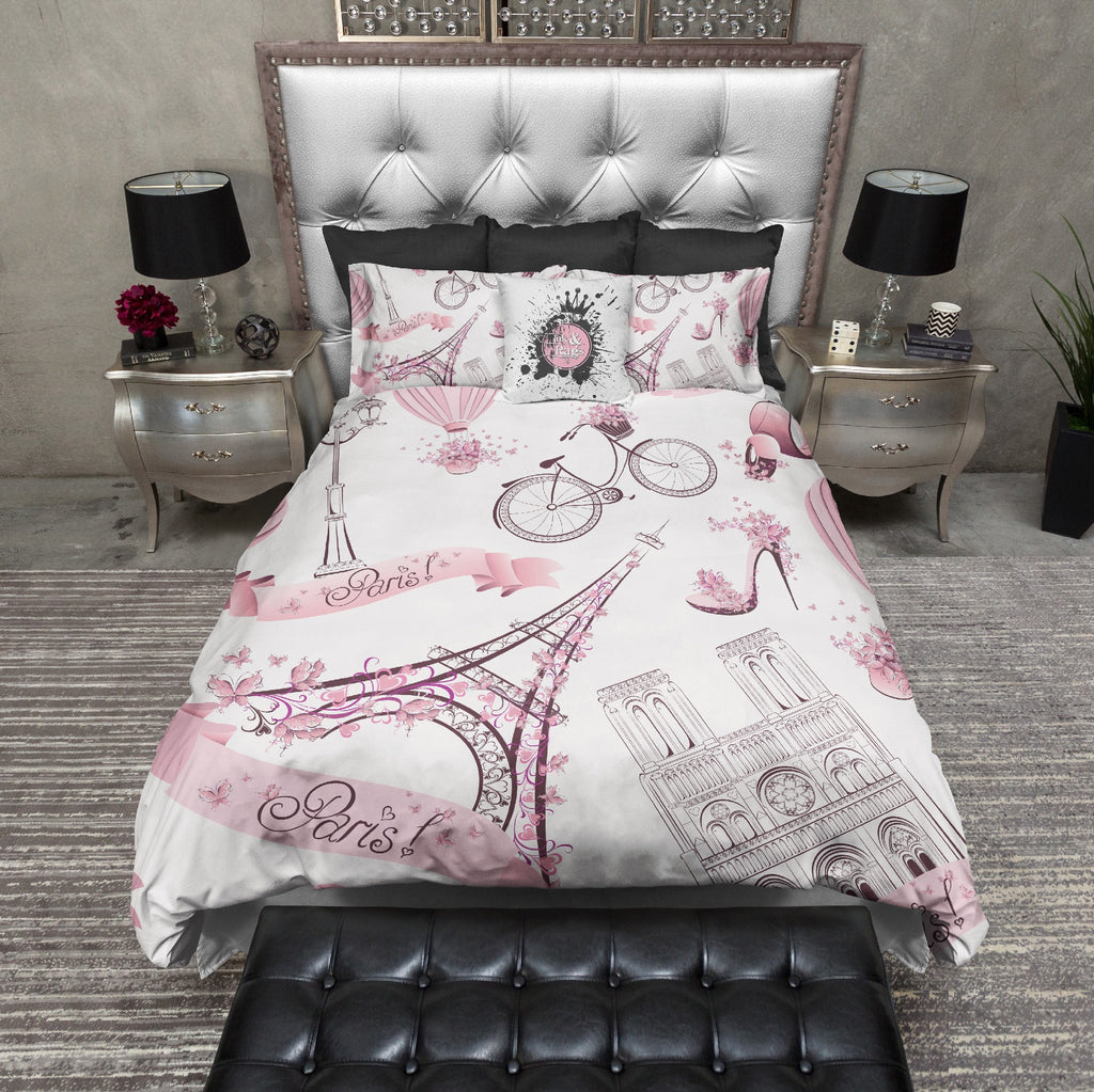 Whimsy in Paris Eiffel Tower Bedding Collection