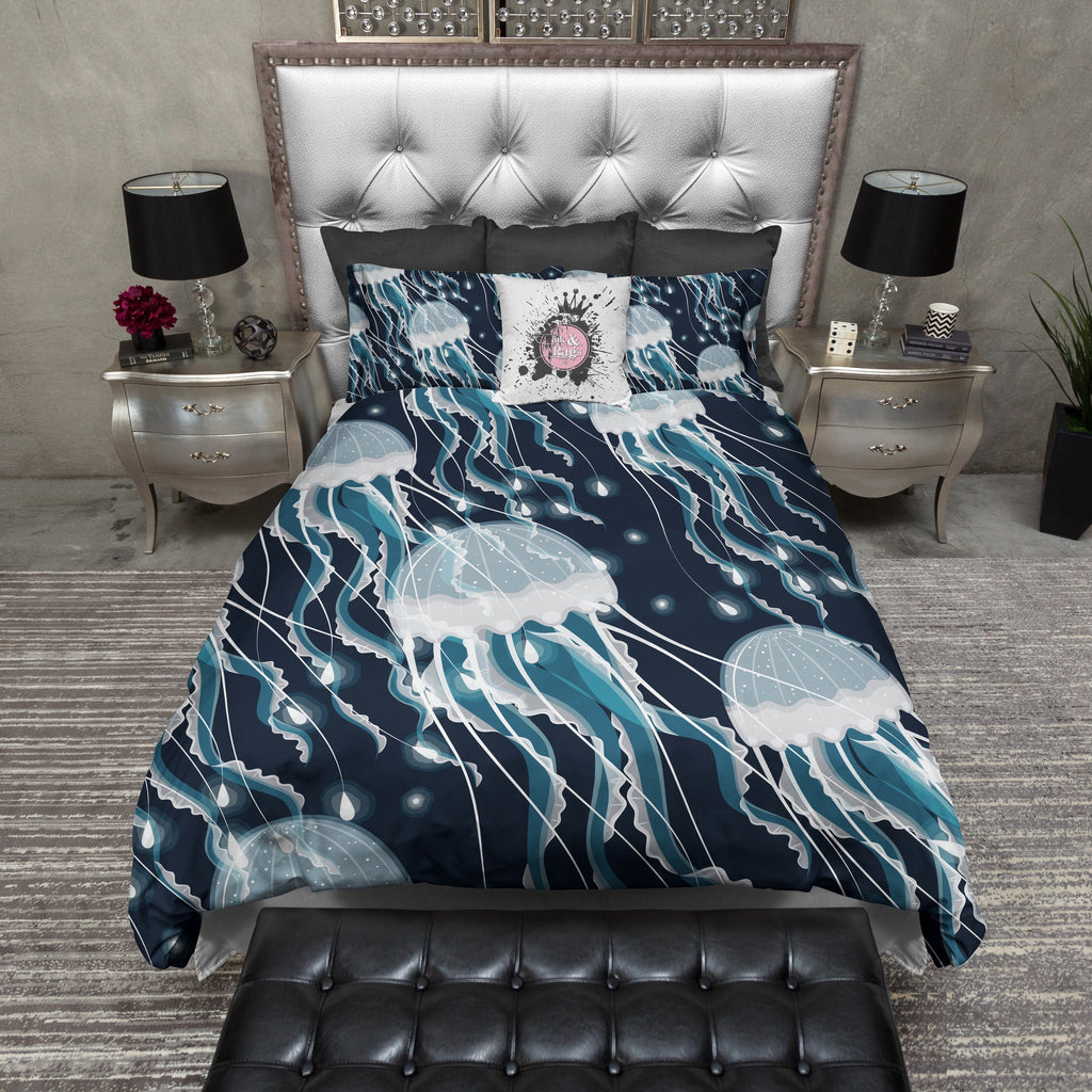 Blue Jellyfish Bedding Collection