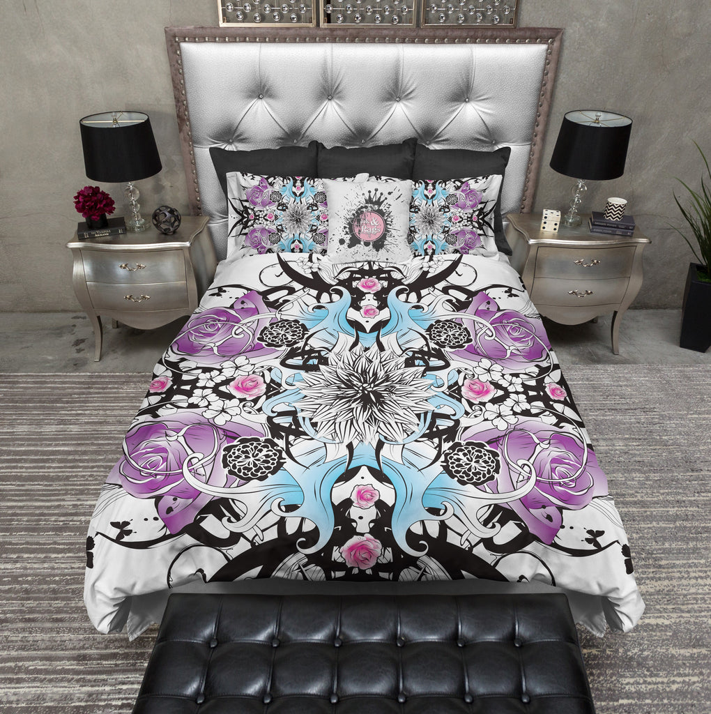 Botanical Floral Tattoo Bedding Collection