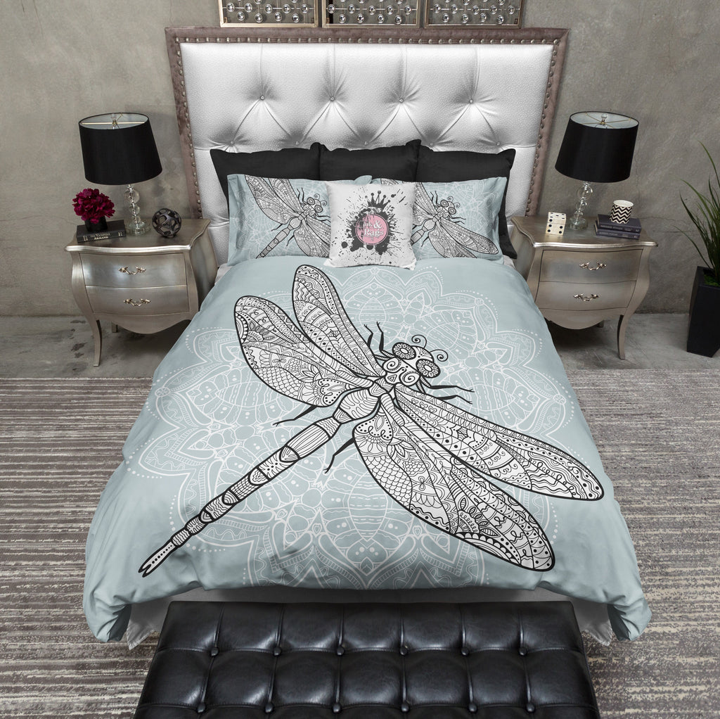 Dragonfly Mandala Bedding Collection