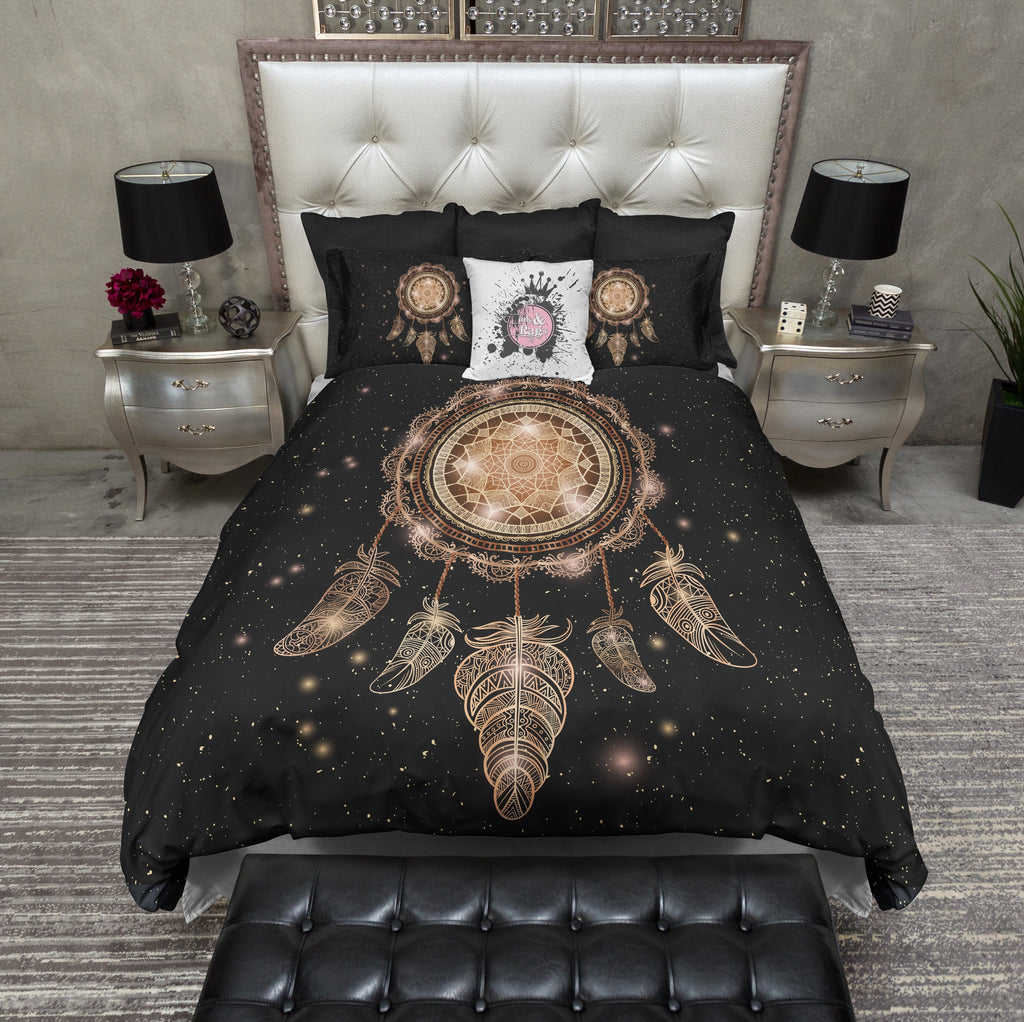 Starry Night Bohemian Dreamcatcher Bedding Collection