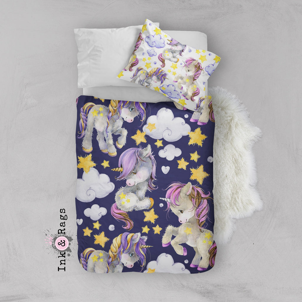Starlight Unicorn Babies Crib and Toddler Bedding Collection