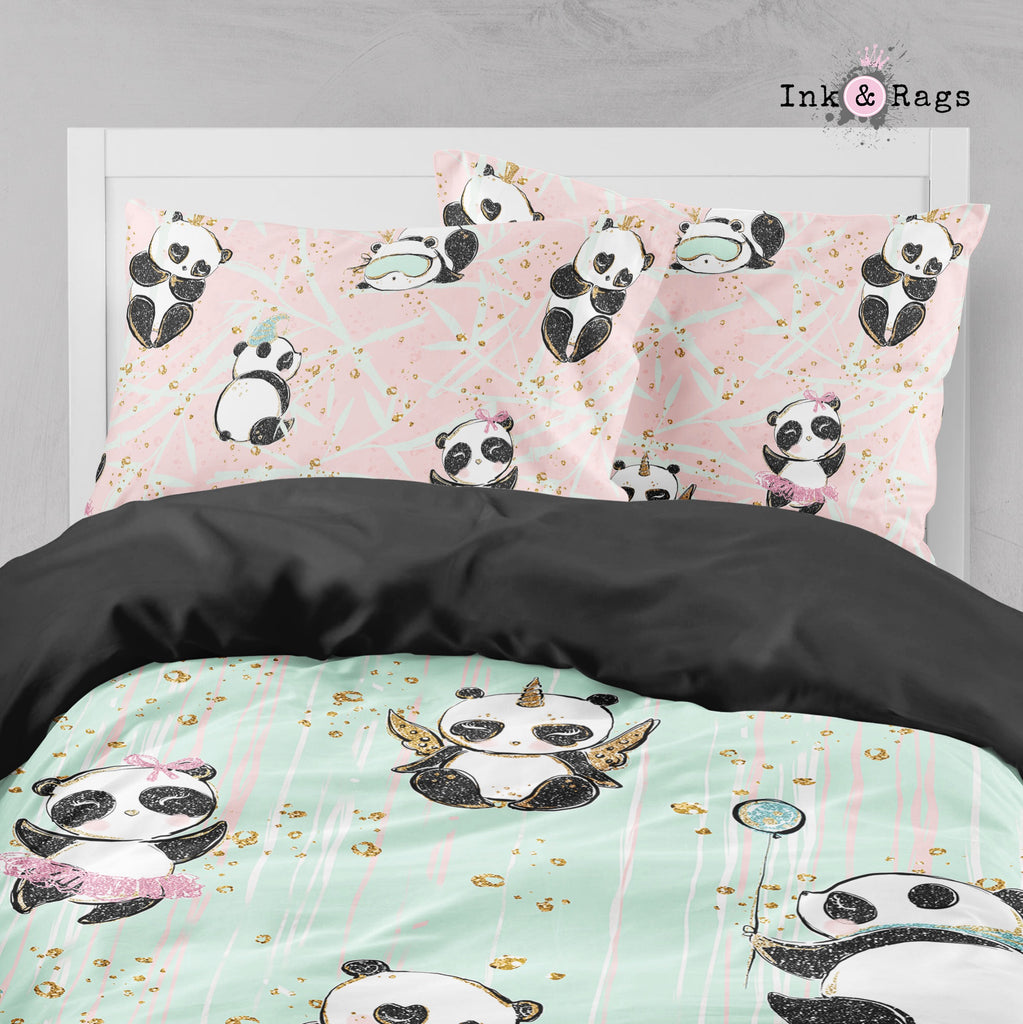 Morning Panda Big Kids Bedding