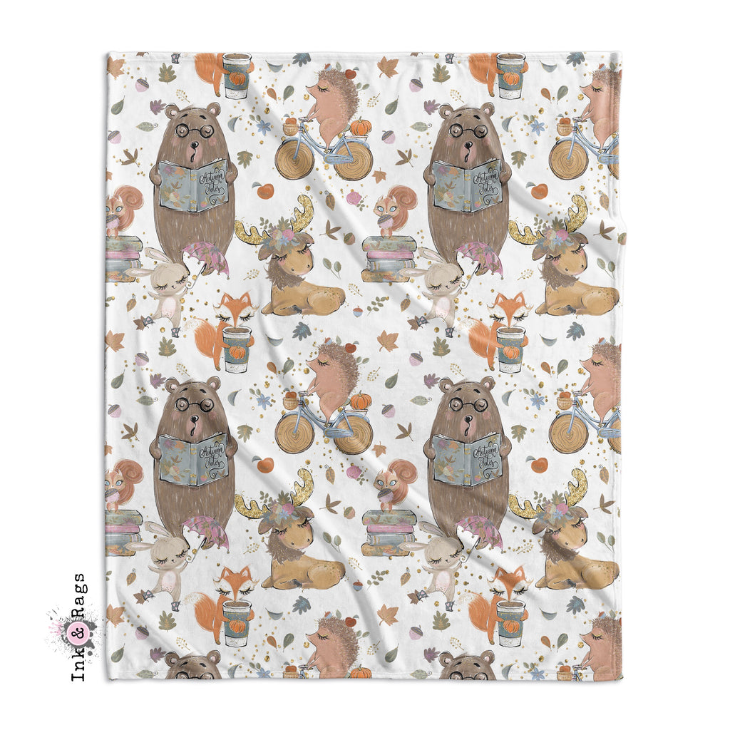 Fall Woodland Tales Pumpkin Spice Crib and Toddler Bedding Collection