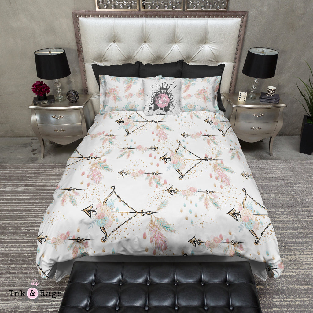 Boho Bow Arrow and Feather Bedding Collection
