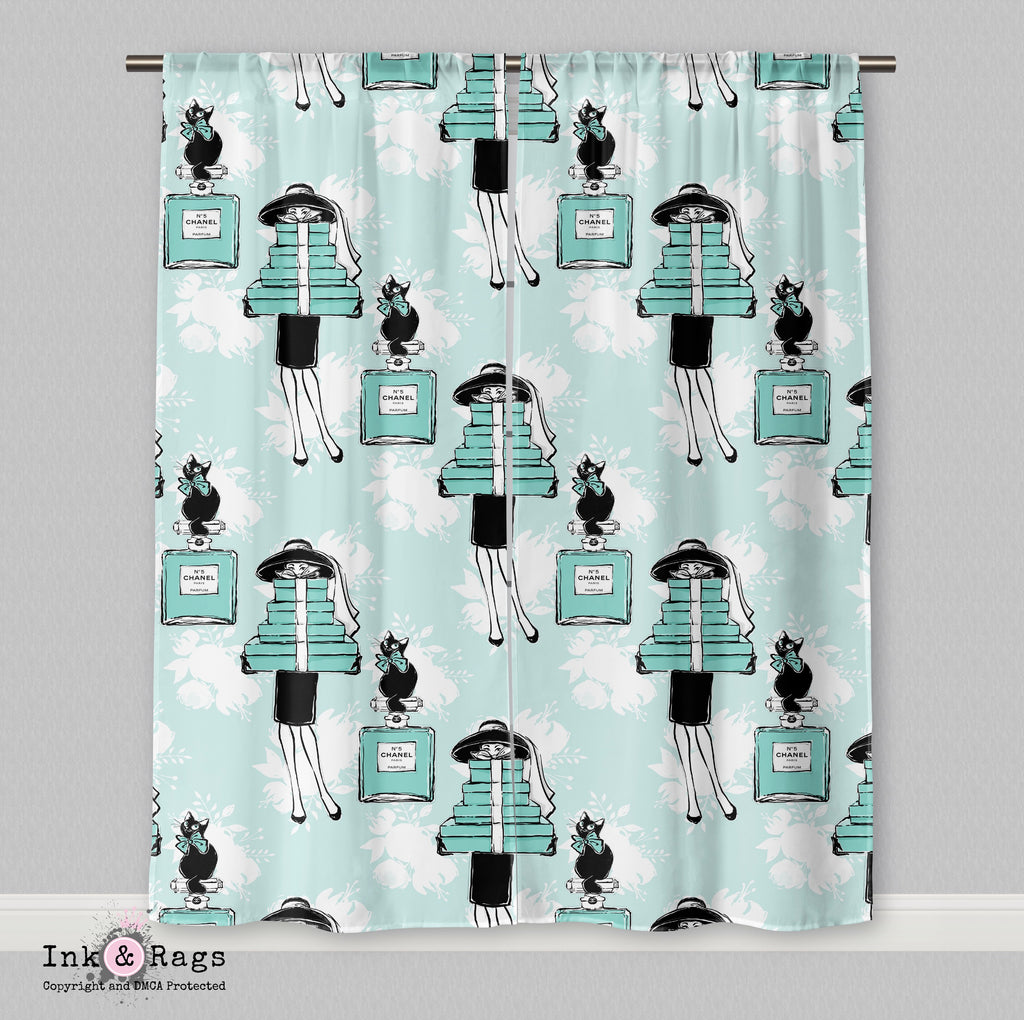 Shopping with Audrey Breakfast at Tiffany Inspired Fashion Curtains