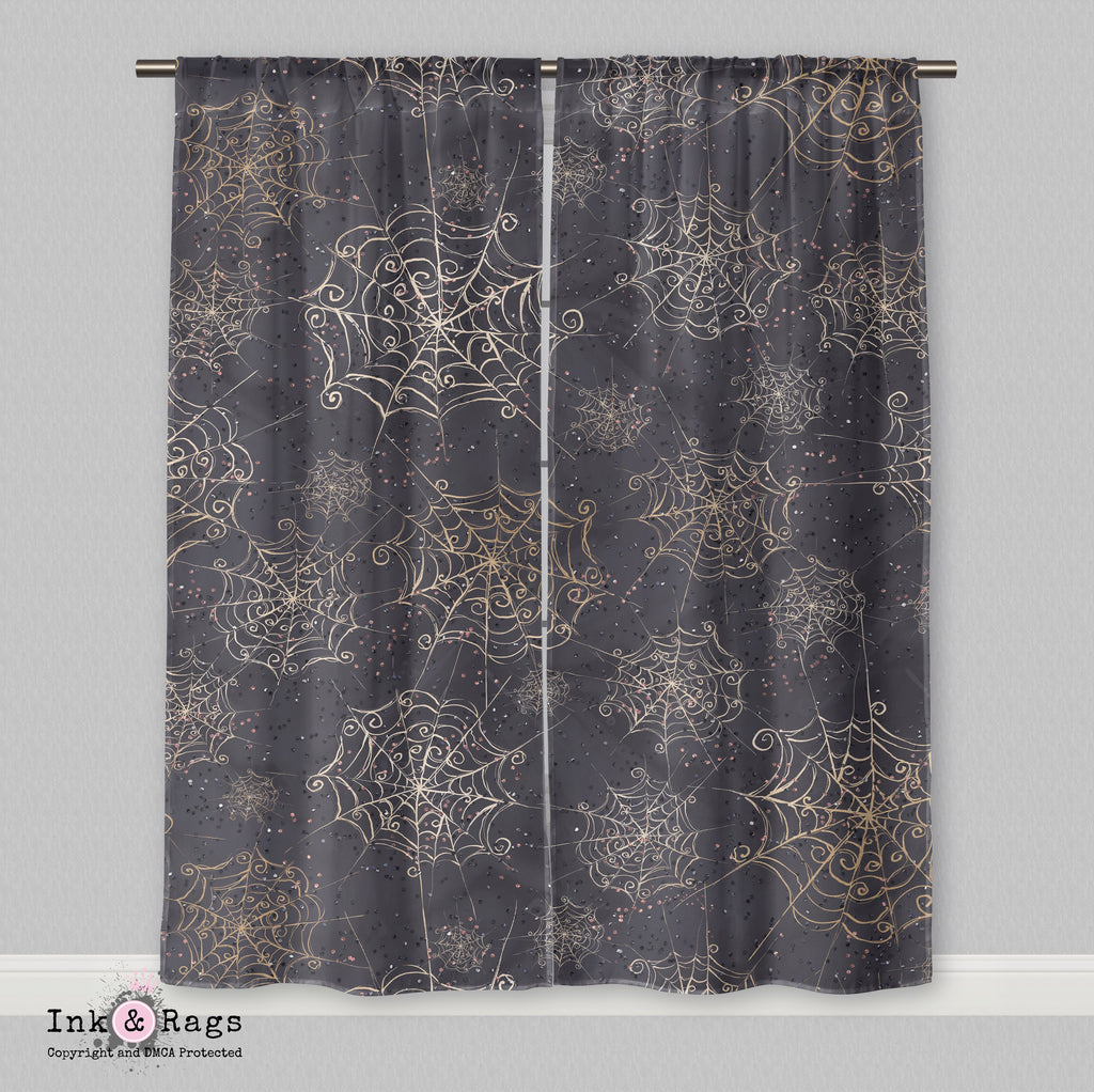 Curly Spider Web Curtains