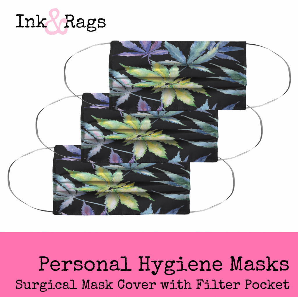 Set of 3 Personal Hygiene Masks - READ FULL DESCRIPTION - Cannabis 420