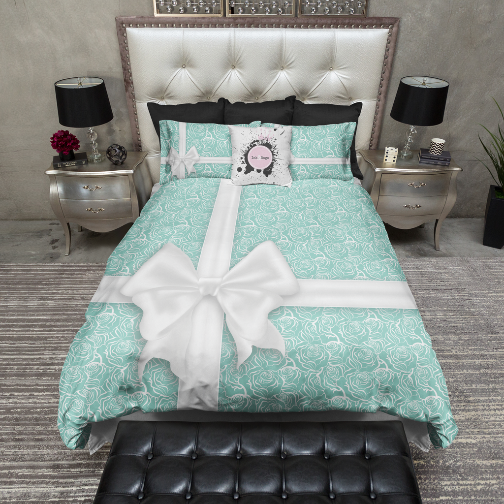 Tiffany Rose Bow Bedding Collection