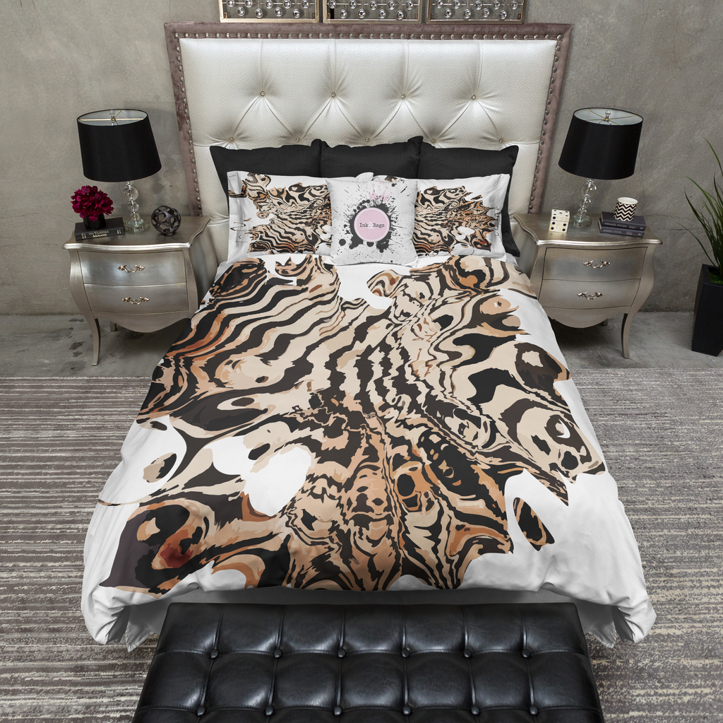 Abstract Tiger Bedding Collection