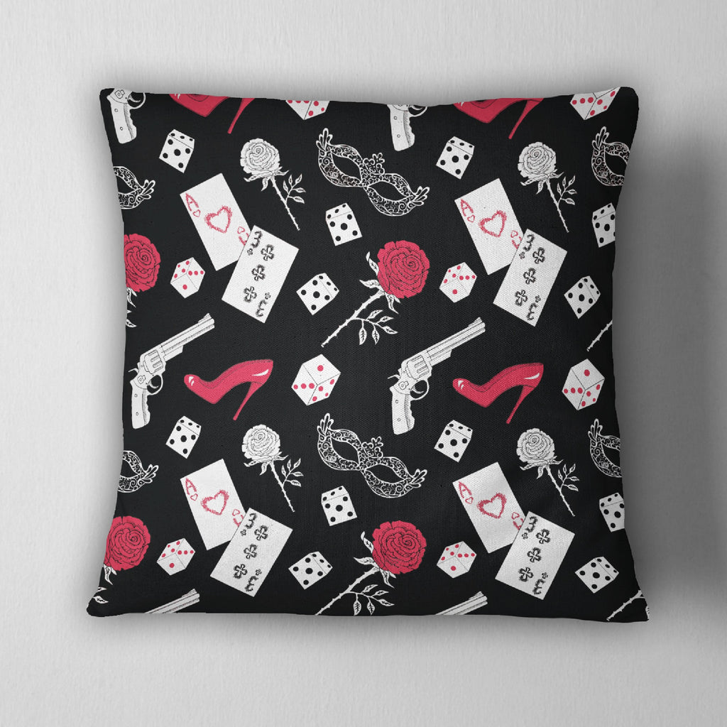Mob Style Gangster Throw Pillow