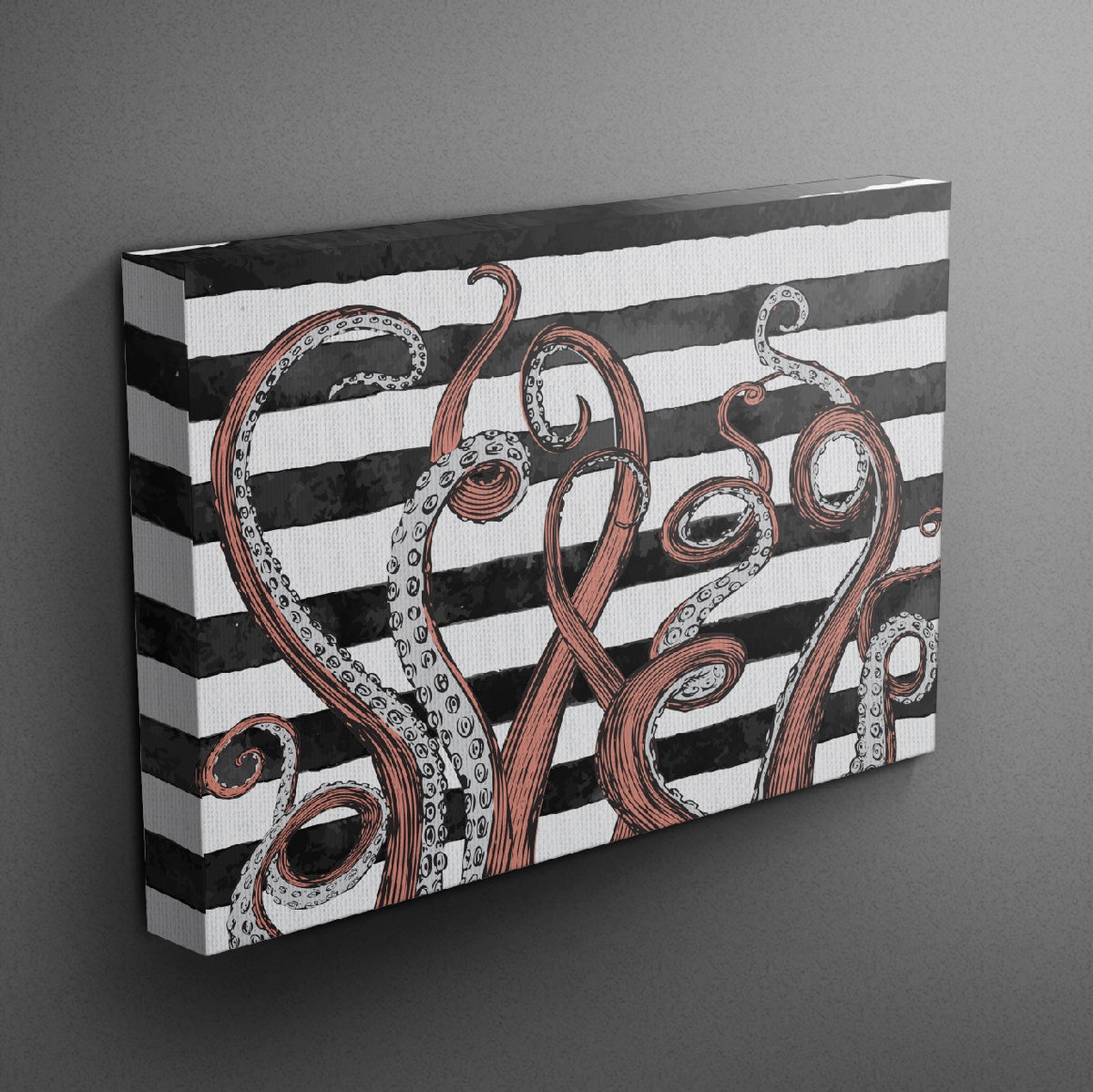 Octopus Gallery Wrapped Canvas – Ink and Rags