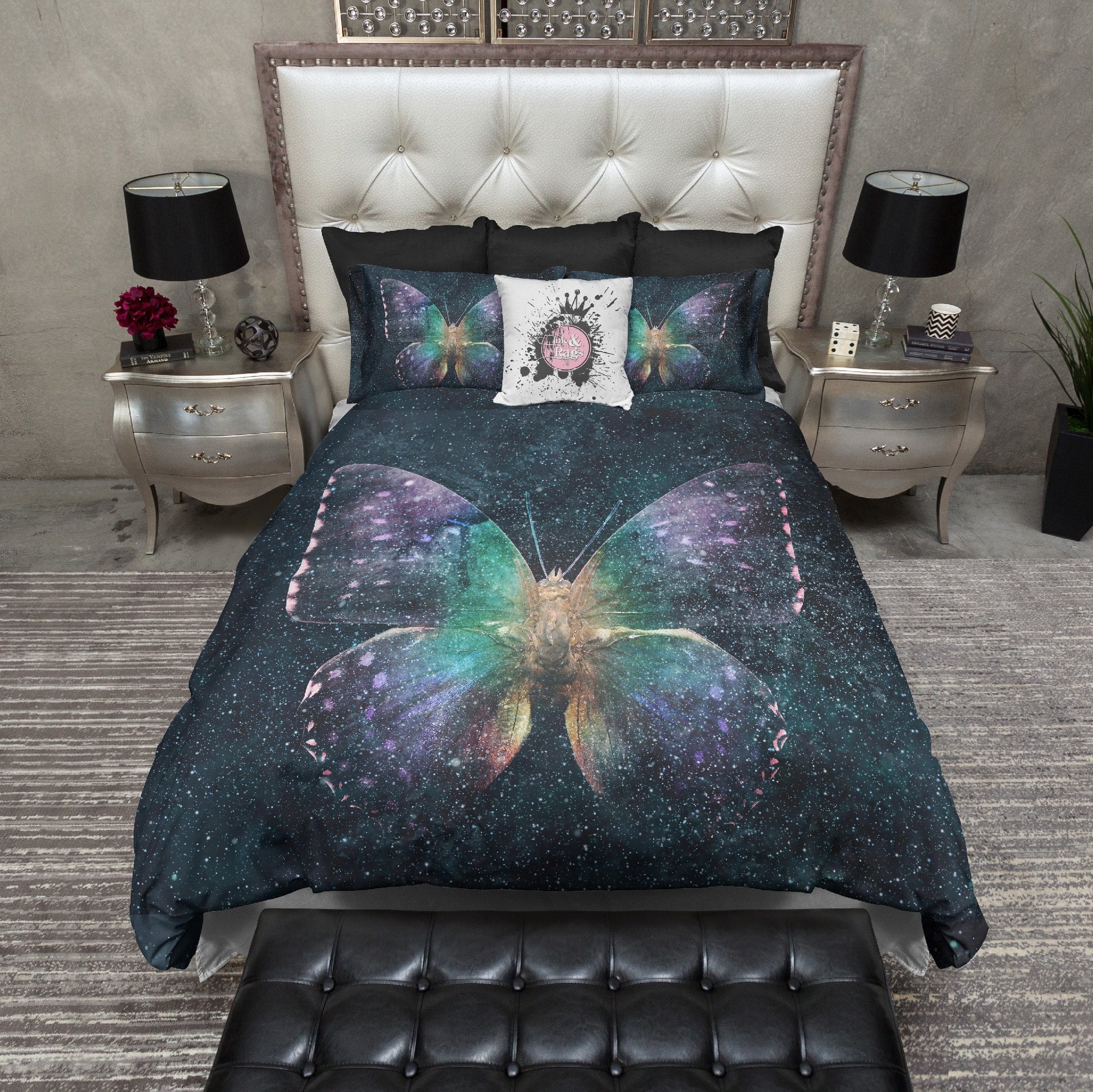 butterfly twin comforter set