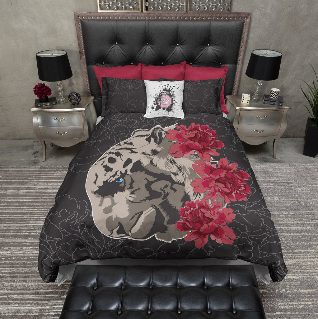 Leopard Rose Bedding Collection
