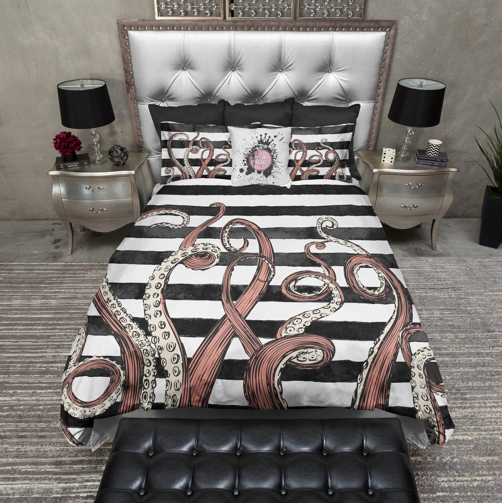 Octopus Tentacle Stripe Bedding Collection