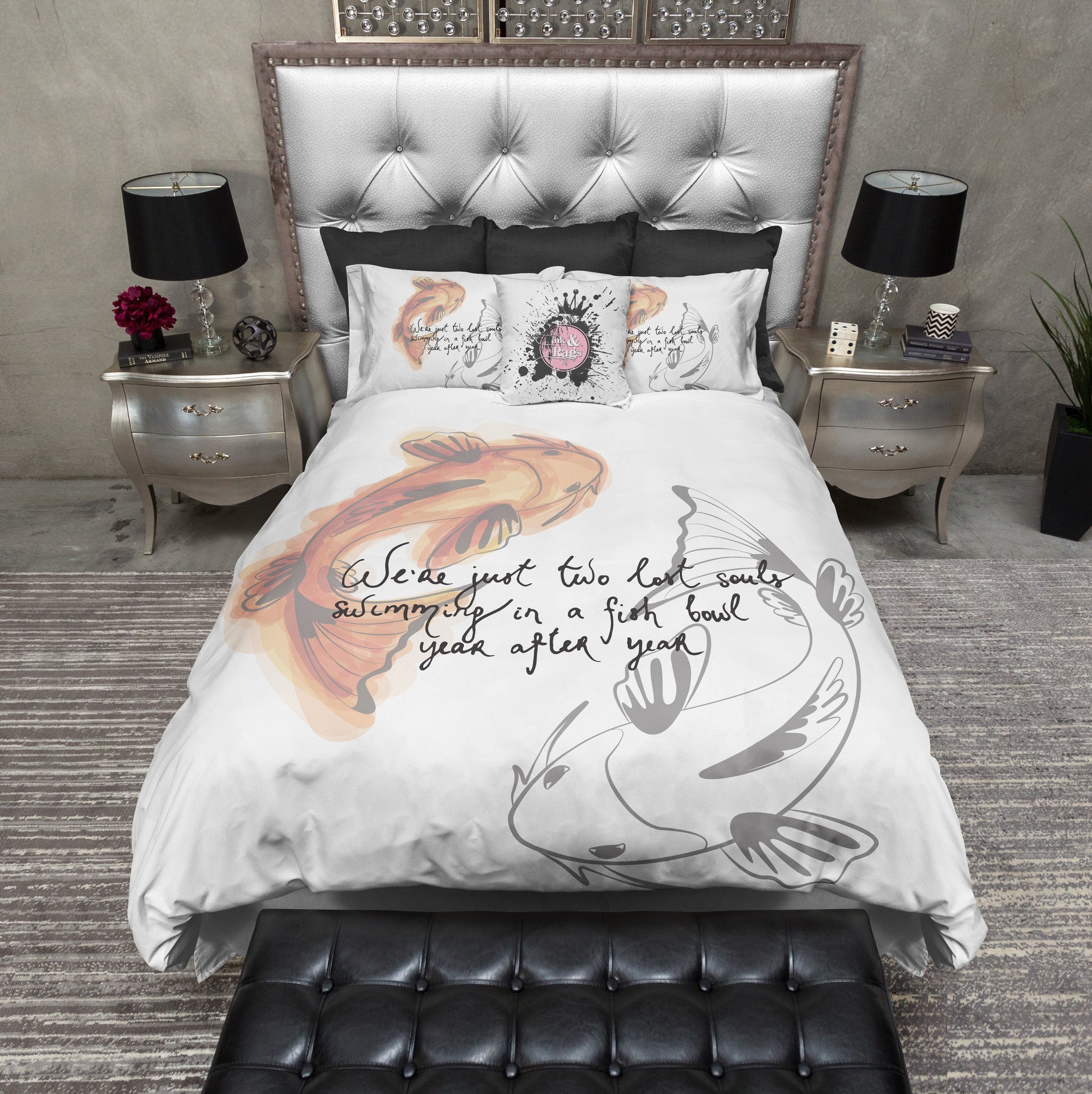 Lost Souls Koi Fish Bedding Collection – Ink and Rags