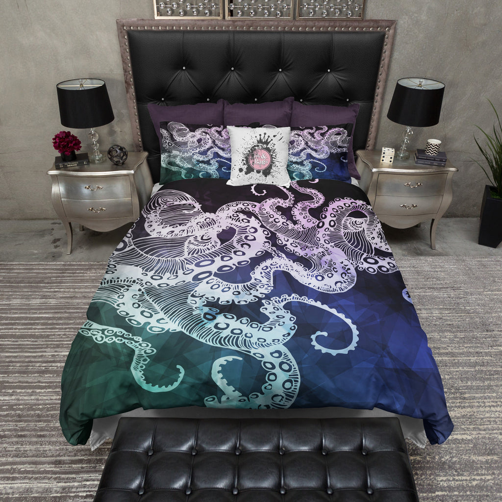 Midnight Octopus Bedding Collection