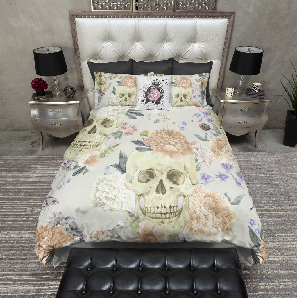 Country Wild Flower and Skull Bedding Collection