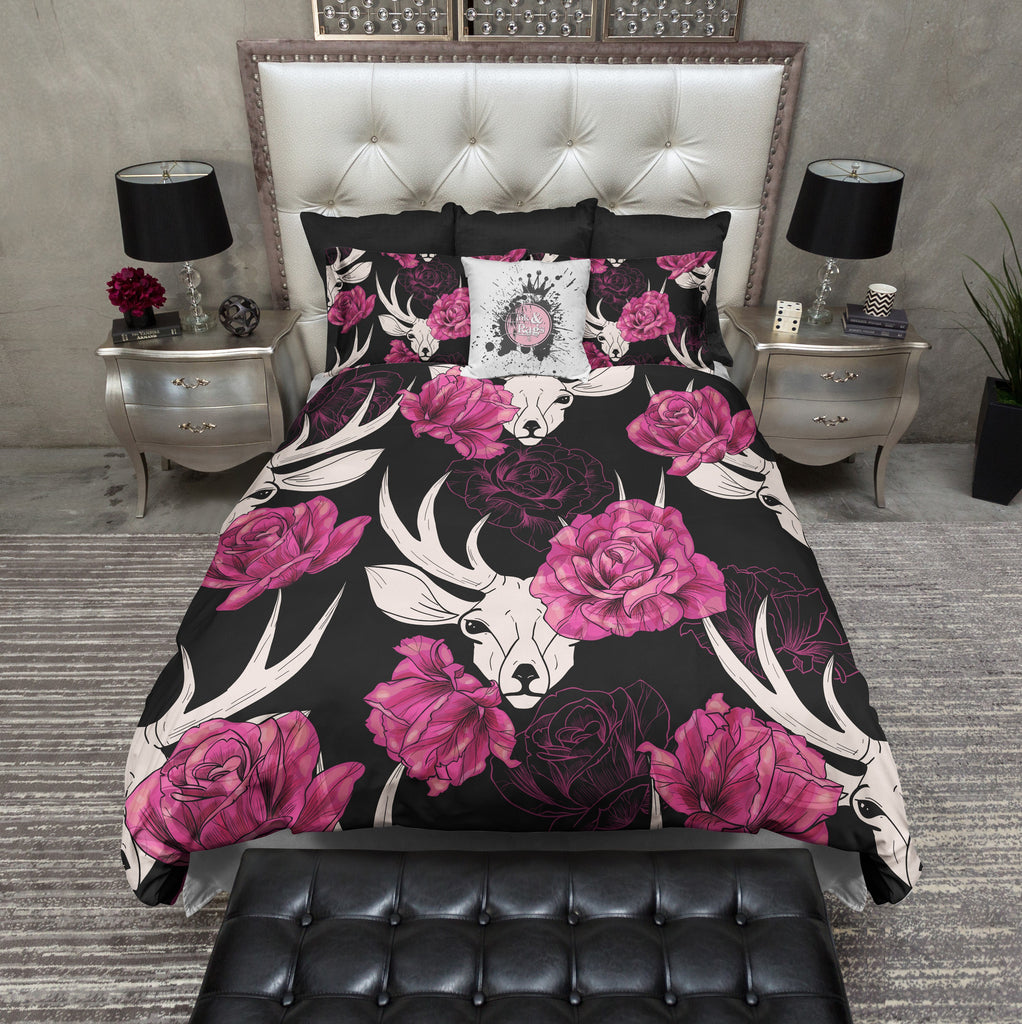 Pink Rose and Sweet Buck Bedding Collection