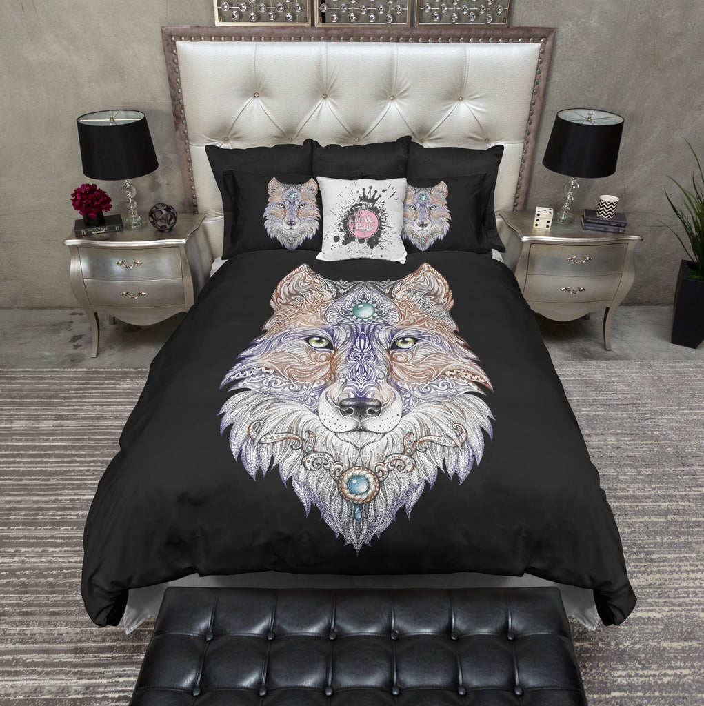 Mother Wolf BLACK Bedding Collection