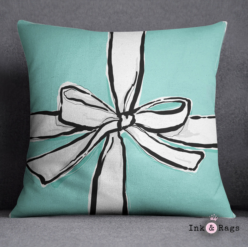 Shopping with Audrey Breakfast at Tiffany Inspired Fashion Throw Pillow