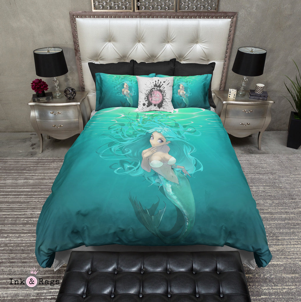 Underwater Anime Mermaid Bedding Collection
