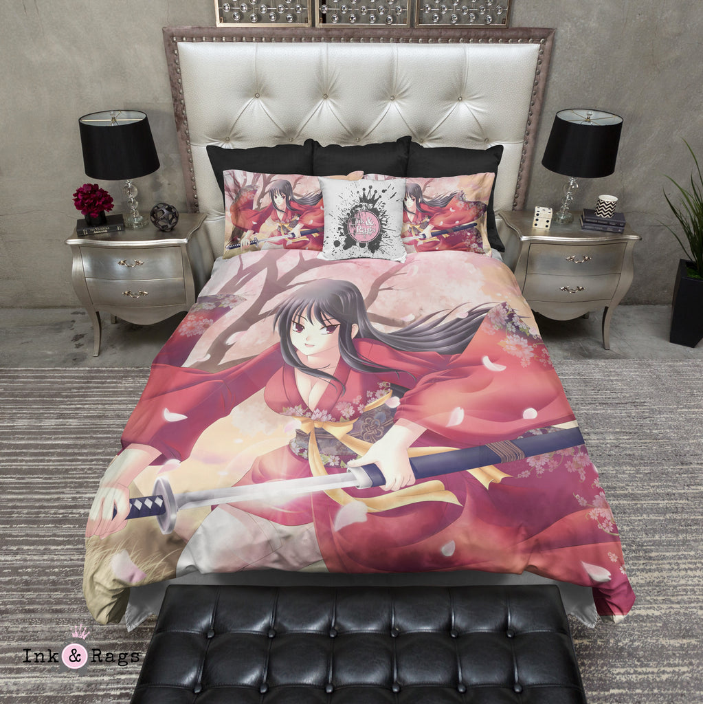 Samurai Girl Anime Bedding Collection