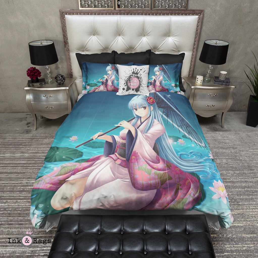 Hime in the Rain Japanese Princess Anime Bedding Collection