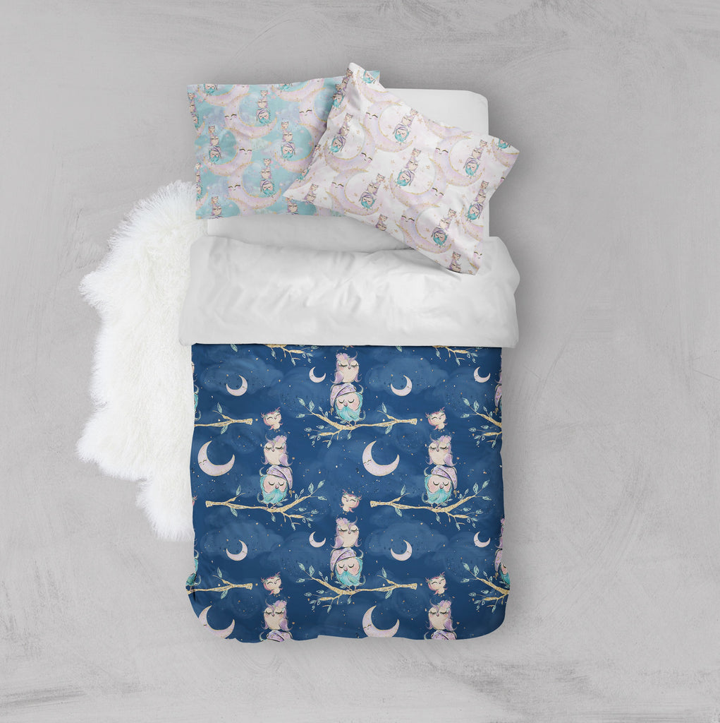 Night Owls Crib and Toddler Bedding Collection