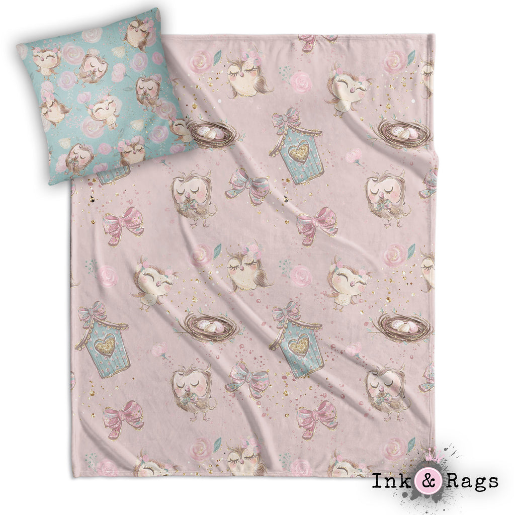 Sweet Owls Crib and Toddler Bedding Collection