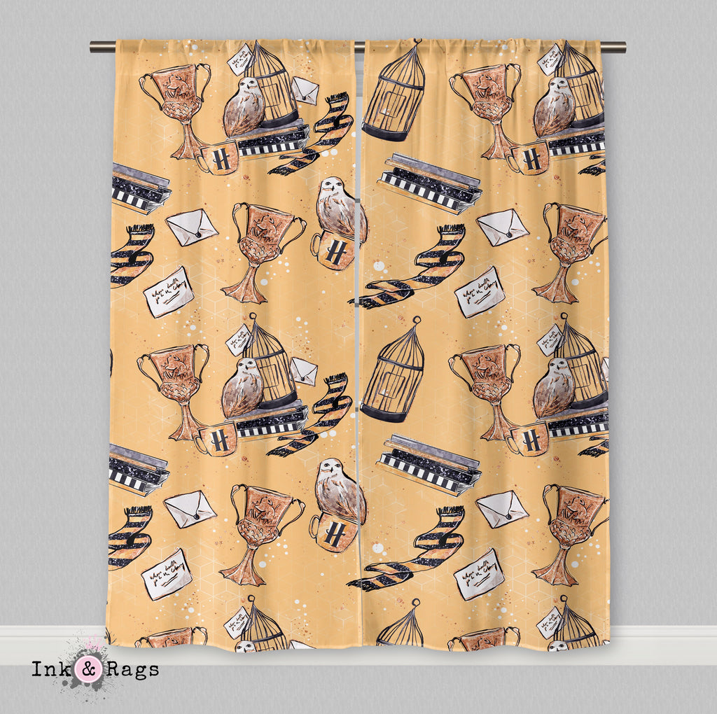 House of Hufflepuff Curtains