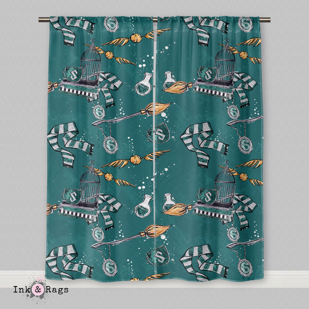 House of Slytherin Curtains