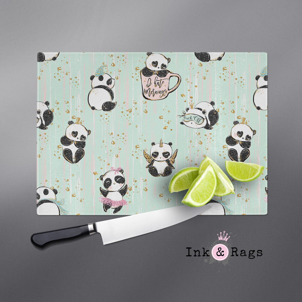 ADULT Not a Morning Panda Cutting Boards