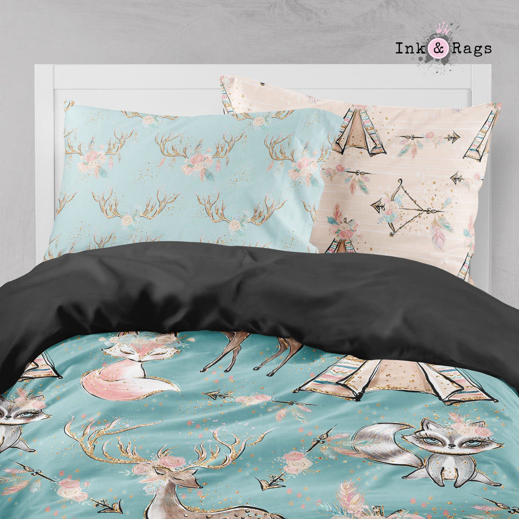 Boho Friends Arrow and Teepee Crib and Toddler Bedding Collection