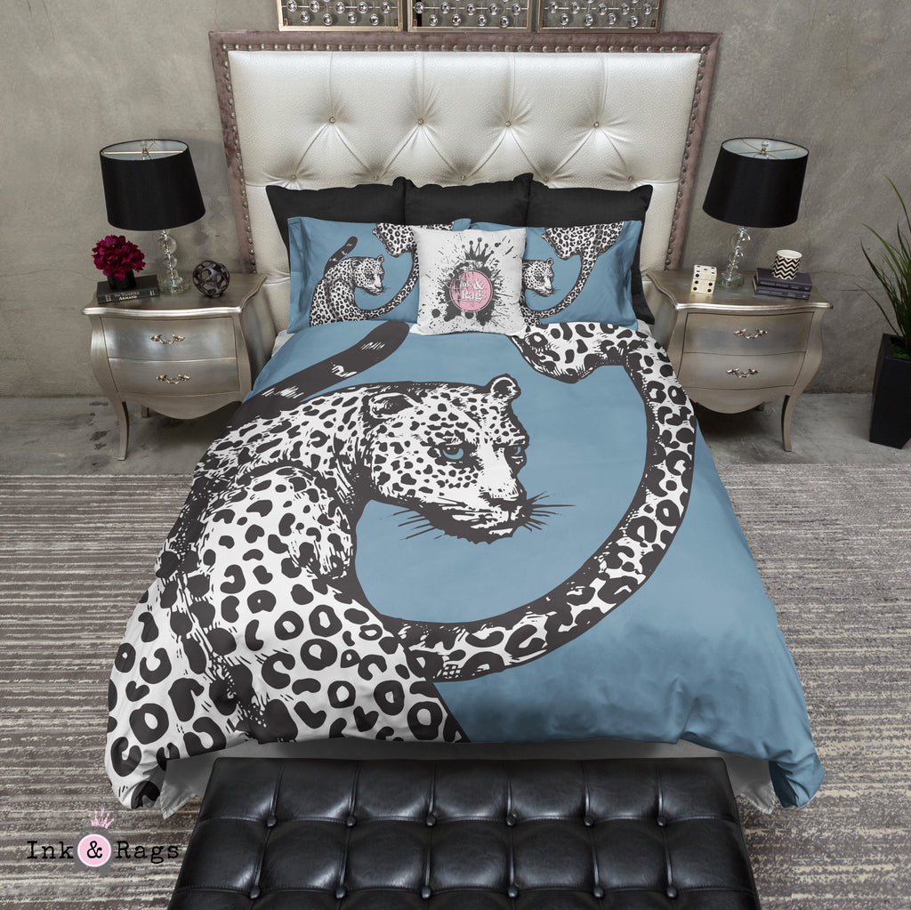 Blue Eyed Leopard Bedding Collection