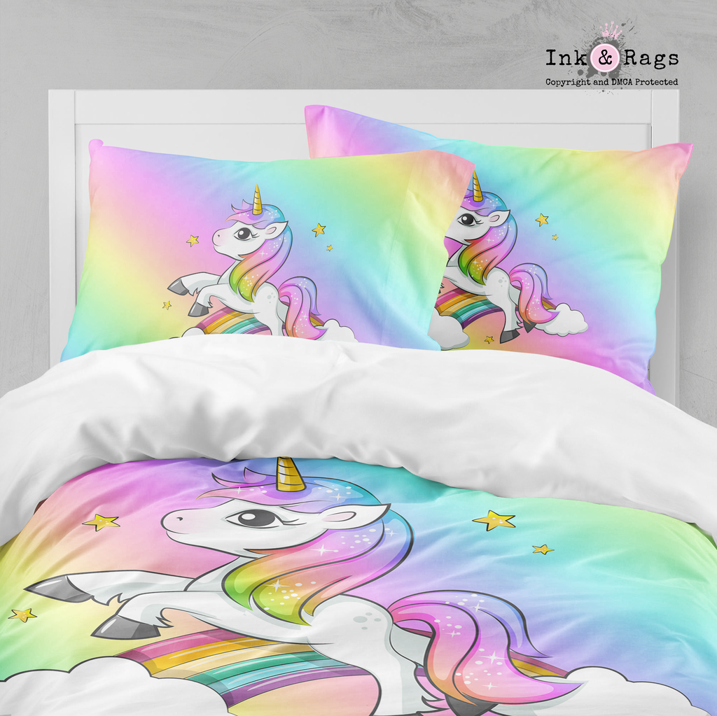 Rainbow Bright Unicorn Big Kids Bedding
