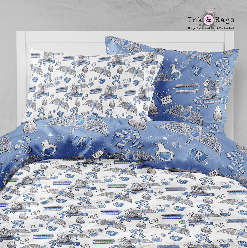 IN STOCK SAMPLE House of Ravenclaw REVERSIBLE - 3 Piece Twin Duvet Cover Set