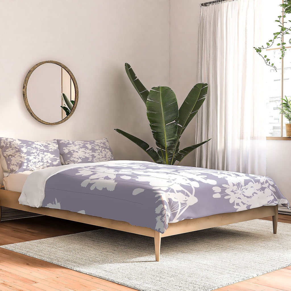 IN STOCK SAMPLE Lilac Floral - King Comforter Set