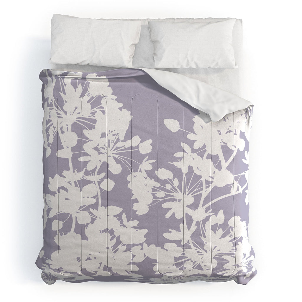IN STOCK SAMPLE Lilac Floral - King Comforter Set